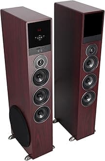 RockvilIe TM150C Bluetooth Home Theater Tower Speaker System (2) 10" Subwoofers!