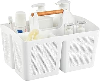 ALINK Portable Shower Caddy Basket - White