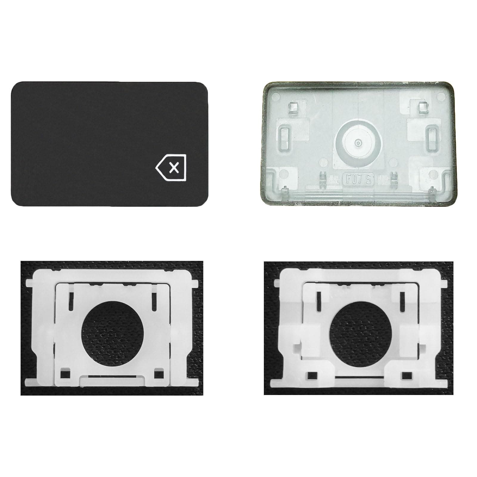 Individual Key Cap with Hinge Replacement for MacBook Pro (M1 M2) A2141 A2251 A2289 A2338 A2442 A2485,Replace for MacBook Air A2179 A2337 A2681 Keyboard Keycap (Delete Key)