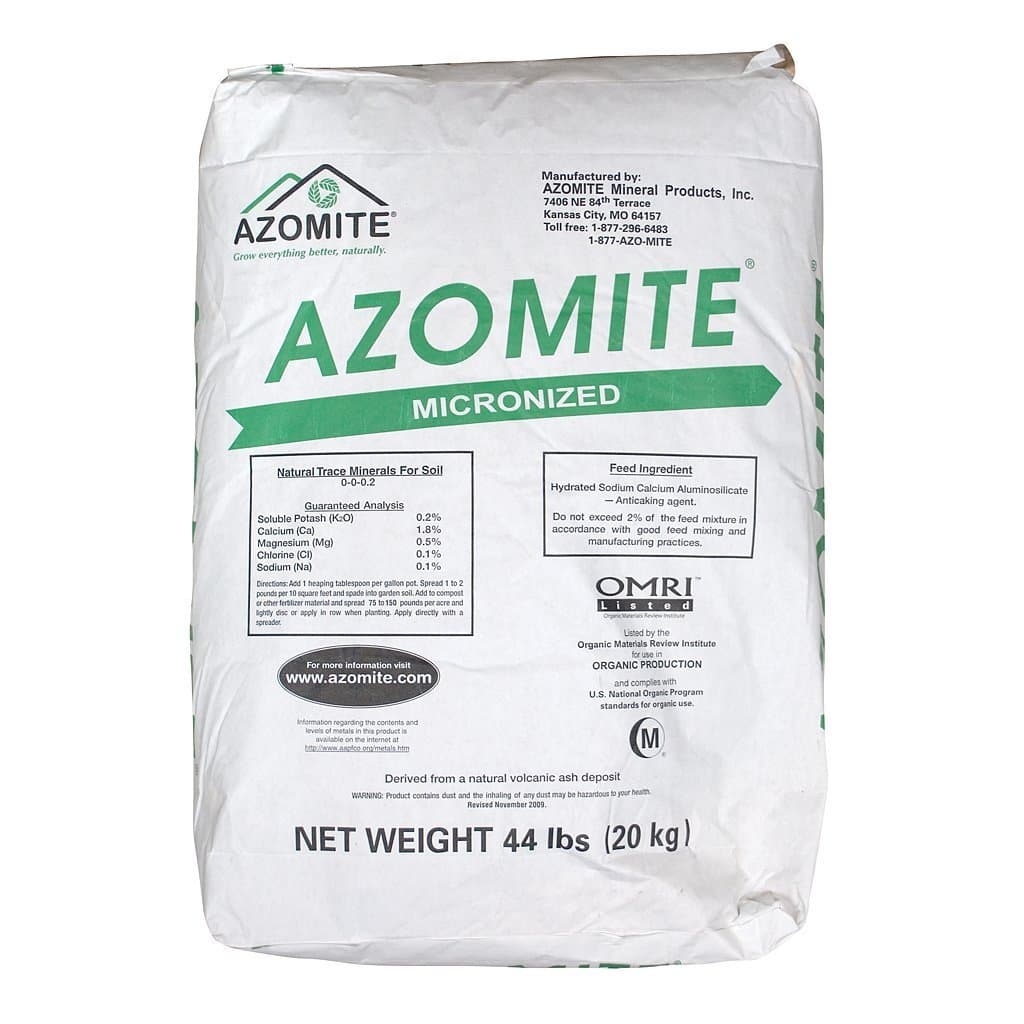 Azomite Micronized Bag