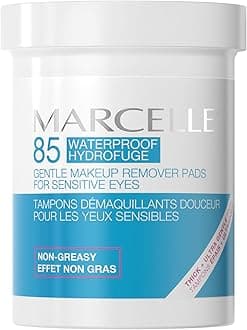 Marcelle Hypoallergenic and Fragrance-Free Gentle Makeup Remover Pads for Sensitive Eyes - 85 pads