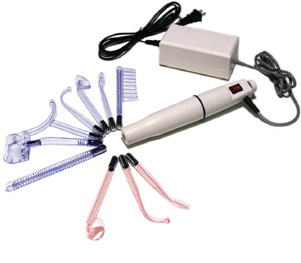 High Frequency Darsonval Professional Machine - 10 Electrodes - 7 Argon and 3 Neon