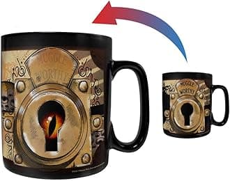Morphing Mugs Fantastic Beasts and Where to Find Them Muggle Worthy Suitcase Heat Reveal Clue Ceramic Coffee Mug - 15 Ounces