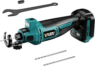 Cordless Drywall Cut-Out Tool for Makita 18V Battery, 3 Speed Adjustable Brushless Rotary Saw with Up to 30000 RPM, Compact Spiral Saw Kit for Cutting Wood Drywall,Sheetrock,Wood, (Bare Tool Only)