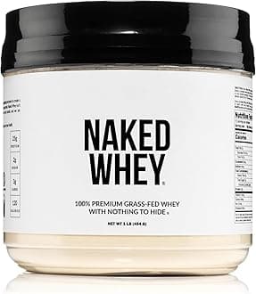 Whey 1Lb - Only 1 Ingredient, Grass Fed Whey Protein Powder, NSF Certified, Undenatured, No Gmos, No Soy, Gluten Free, Stimulate Growth, Enhance Recovery - 15 Servings
