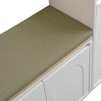 Bench Cushions for Indoor Furniture 40/48/60 x 14/15/17/11 inch Rectangular Non Slip Outdoor Bench Cushion pad for Deck Chair Swings Bench Cushion(Color 5,74x14x2in)