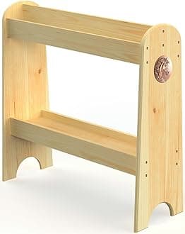 Pine Wood Saddle Rack – Ideal Saddle Stand for Western Horse Gear and Horse Tack Organizers, Suitable for Displaying Trophy Tack at Home (Natural)