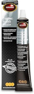 Chromed Plastic Cleaner, Paste Non-abrasive Chrome Cleaner Plastic Polish for Home, Bike, Boat and Car Cleaning 75ml Tube