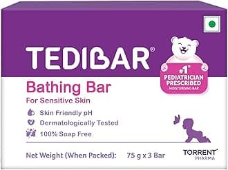 TEDIBAR 75g x 3S Bath Rod, Pink, 75g (Pack of 3)