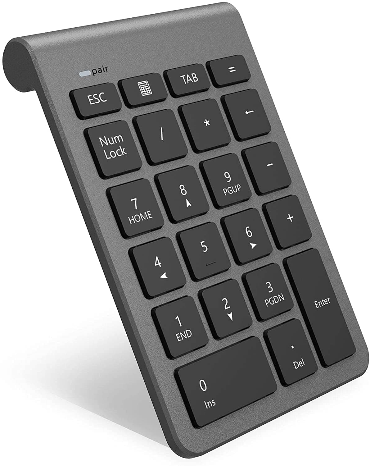 【Upgraded Version】 Bluetooth Numeric Keypad, Portable Wireless 22 Keys External Number Pad for Laptop, Tablet, Notebook, PC, Desktop and More