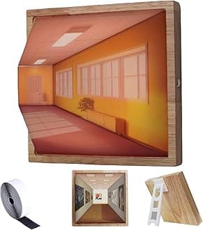 Illusionlight 3D Ambient Lamp, Naked Eye 3D Visual Night Light, 3D Naked Eye Visual Lamp, 3D Glasses-Free Gallery Optical Night Light, Ornament (Corridor)