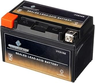 YTZ10S-BS High Performance - Maintenance Free - Sealed AGM Motorcycle Battery