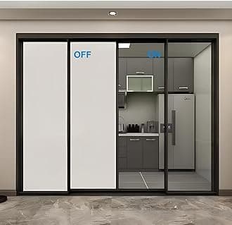(20" x 27.5") Window Privacy Film | PDLC Switchable, Window Film | Smart Film...