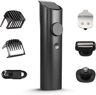 MI Xiao Groong Kit | Personal Care Set | Shaving Machine with Multiple Attachments - Black