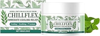 Chillflex Menthol Soothing Cream, Instant Cooling Relief Cream - Herbal Menthol Soothing Gel, Fast-Acting Relief Creams for Muscle & Joint Discomfort, Joint Activities Throughout The Body (1Pcs)
