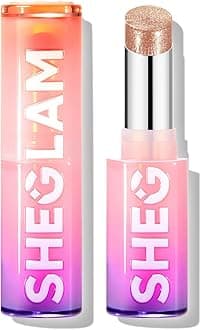 SHEGLAM Mirror Kiss High-Shine Lipstick Silky Jelly Texture Hydrated&Smooth Lip Gloss-Own Your Shine