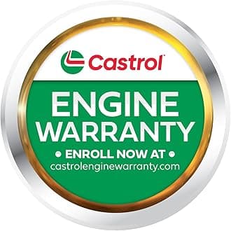 Castrol EDGE High Mileage 10W-40 Advanced Full Synthetic Motor Oil, 1 Quart, Pack of 6