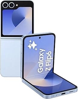 SAMSUNG Galaxy Z Flip6, 12GB RAM, 256GB Storage, Blue, 50MP Camera, 1 year Seller Warranty (International Version)