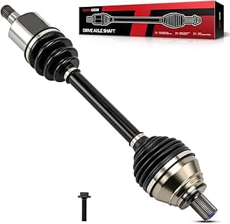 Torchbeam CV Axle Shaft Assembly Compatible with 2009-2017 Tiguan, 2015-2018 Q3 Quattro, 2015-2018 Q3, 2017-2018 Tiguan Limited, 2006-2008 Passat, 2009-2013 CC, Front Left CV Axle 66-7343