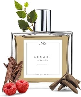EM5™ Nomade Unisex Perfume for Him/Her | Amber Oud Smoky leather | Perfume Spray for Men & Women | Strong & Long Lasting Fragrance | Gift for Him & Her