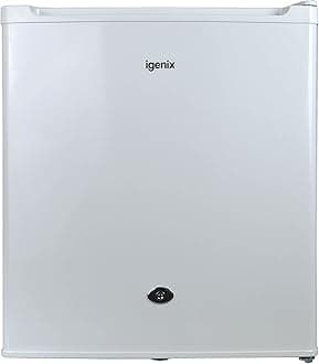 Igenix IG3751 Table Top Mini Freezer with 33 Litre Capacity, 4* Rating, Ideal for Additional Space with 1 Wire Shelf, Reversible and Lockable Door, White