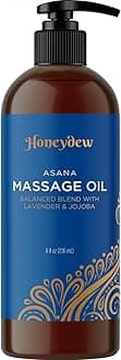 Pure Sensual Massage Oil for Women and Men - Stress Reliever With Essential Oils Lavender, Rosemary, Jojoba, Sweet Almond - Romantic Detox Relaxing Massage for Sore Muscles and Joint Relief