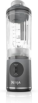 Ninja BC200GY Blast Max Personal Cordless Blender for Smoothies, Frozen Drinks, Ice Crush, 20 oz. Twist & Go Vessel, Gray - Certified Refurbished