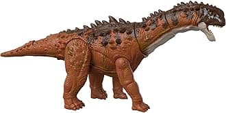 Mattel Jurassic World Dominion Massive Action Ampelosaurus Dinosaur Action Figure with Motion and Sound, Toy Gift with Physical and Digital Play​