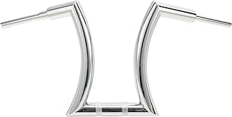 TCT-MOTORPARTS Chrome 16" Rise 2'' Ape Hanger HandleBar Fits for Harley Softail Fatboy Sportster