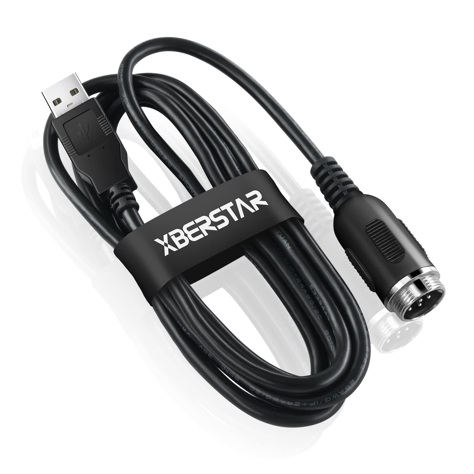 XBERSTAR TH8A DIN Cable, USB Cable for Thrustmaster Connection (1.8m)