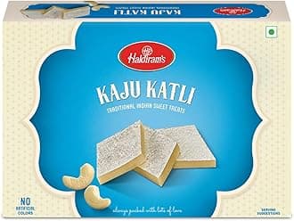Haldiram'sKaju Katli, Vegetarian, 200 G X 1 Box