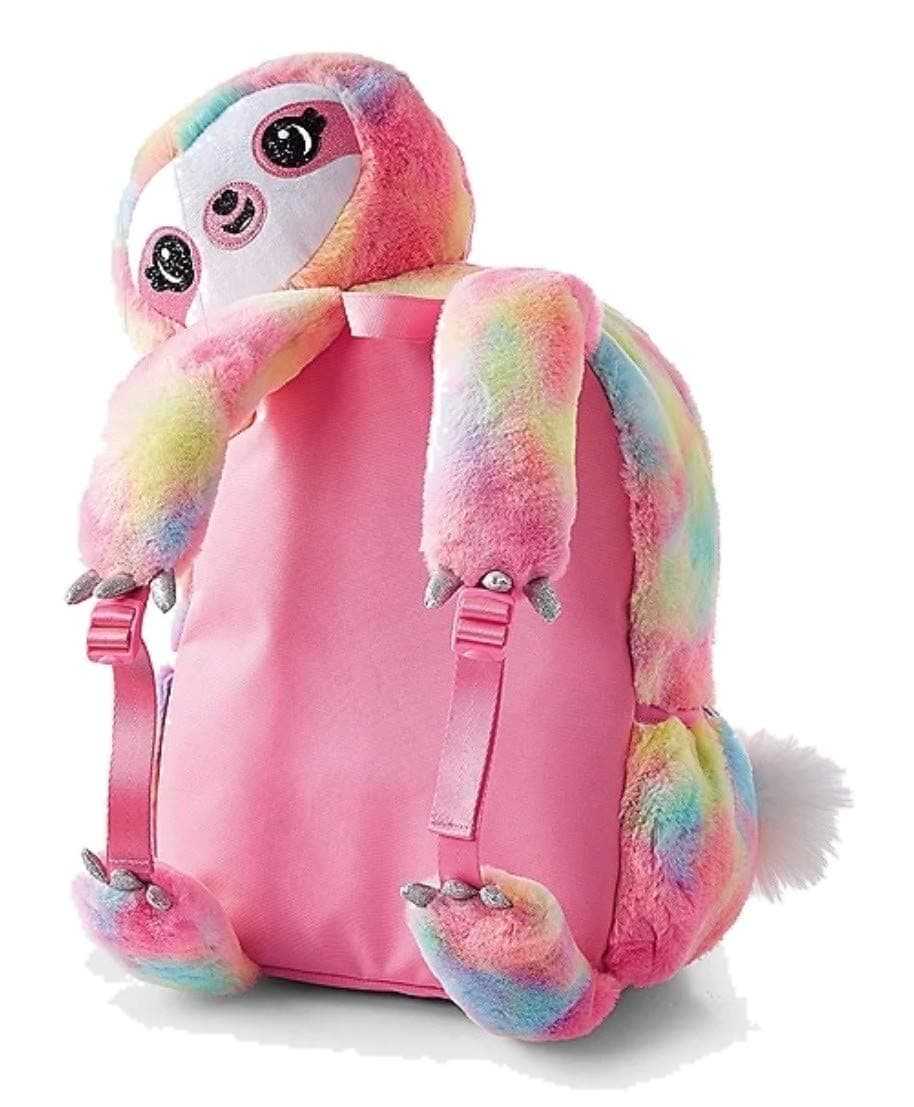 Justice Tie-Dye Sloth Critter Backpack