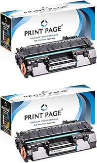 05X Toner Cartridge (Print 5000 Pages) Compatible for LJ Printers P2032, P2035, P2035n, P2055, P2055d, P2055dn, P2055x (Set of 2)