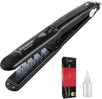 Professional Steam Straightener for Hair  Ceramic Tourmaline