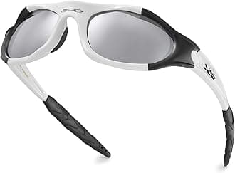 Youth Sports Polarized Sunglasses for Boys Kids Teens Age 8-16 Baseball Wrap Around UV400 Glasses