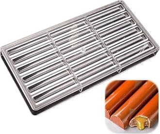 LoBake 18 cavities long sticks shape polycarbonate PC chocolate mold candy fondant ice cube mould baking moldes DIY bakeware supplies