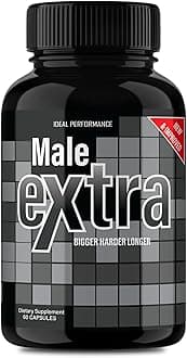 Male Extra Capsules, Official MaleExtra Supplement Capsules for Men - Maximum Strength Support Performance, Endurance and Overall Health, Male Extra Capsules Reviews (60 Capsules)