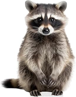 Raccoon - Life Size Cardboard Cutout Standup People with Support Standee | Animals -