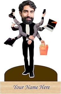 Incredible Gifts Personalized Caricature for Multitalented Men (Table Top)