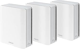 ZenWiFi BT10 (3pk) Tri-band WiFi 7 (802.11be) Mesh Router: 18 Gbps, Up to 6000 sq. ft, 10G ports, Smart Home, SSIDs for IoT, VPN, Prental Controls, Commercial grade security, AiMesh - White