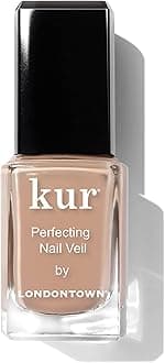 LONDONTOWN Nail Veil #6 Enhancing Nail Care Color and Formula, Creamy Latté Tint, 11.8 mL