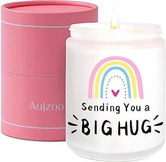 Aujzoo Lavender Scented Candle Gifts: Thank You, Get Well Soon, Condolence, Miss You