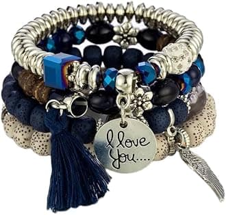Latest Stylish Multilayer Bangle Bodhi Bracelet for Women and Girls