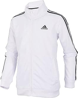 adidas Boys' Zip Front Iconic Tricot Jacket