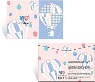 wondever Planets Outer Space Wall Stickers Be Kind Be Brave Inspirational Quote Astronaut Peel and Stick Wall Art Decals for Baby Nursery Kids Bedroom Playroom