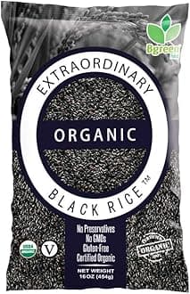 Big Green Organic Food- Extraordinary Black Rice, Gluten-Free, Non-GMO, Vegan, Kosher (3)