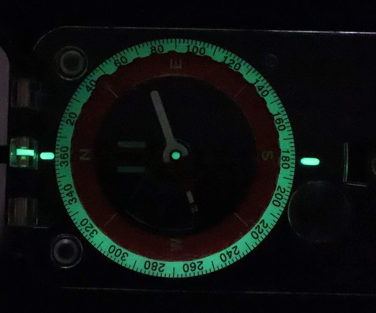 Sighting Compass with Mirror Adjustable Declination,Fluorescent Scale for Orienteering Navigation,Map Reading,Camping Hiking Hunting and Survival