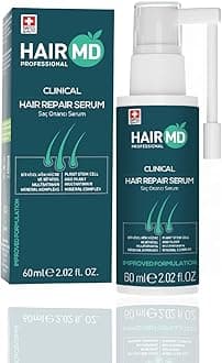 HairMD Clinical Hair Growth Complex Meso Serum - Hyaluronic Acid Serum - Biotin - Saw Palmetto - Provitamin B5 - Expertly Designed by Hair Transplant Experts To Stimulate Hair Growth