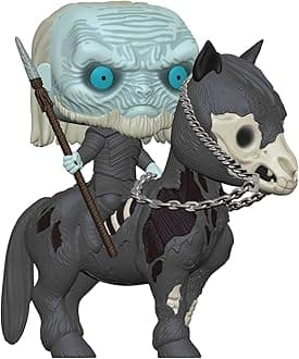 Funko Pop Rides Game of Thrones S10 White Walker On Horse, Action Figure 37669, Multicolor