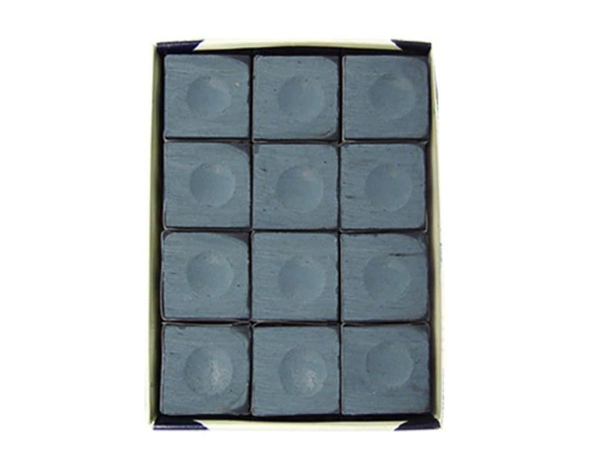 Silver Cup Billiard CHALK - ONE DOZEN